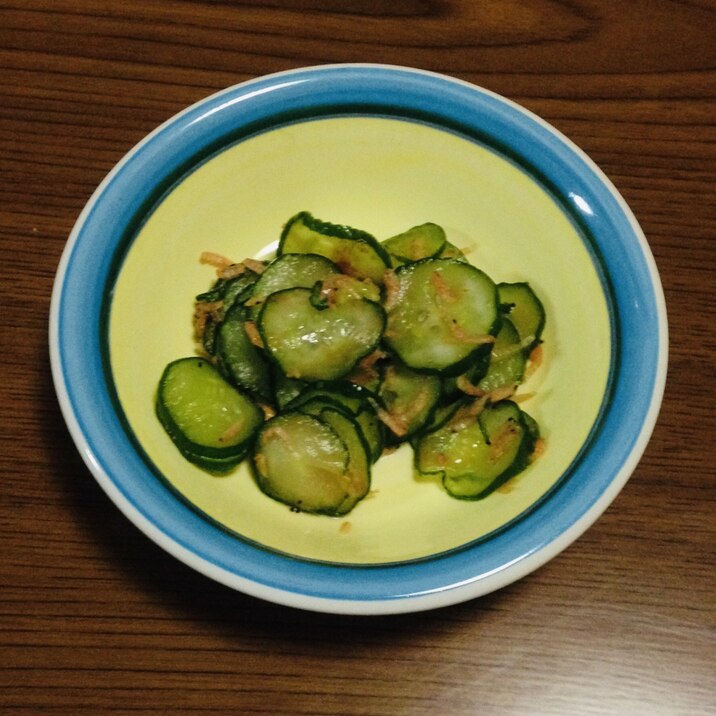 きゅうりと桜えびのアジア風酢の物